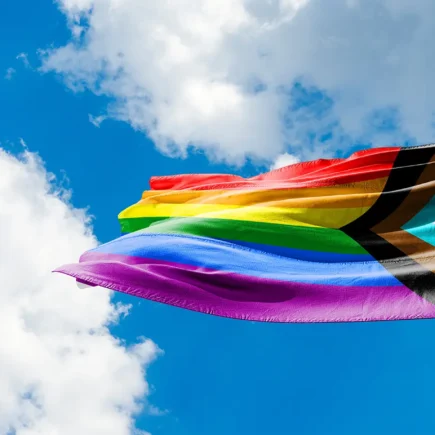 The Progress Pride flag lgbtq Progress LGBTQ rainbow flag