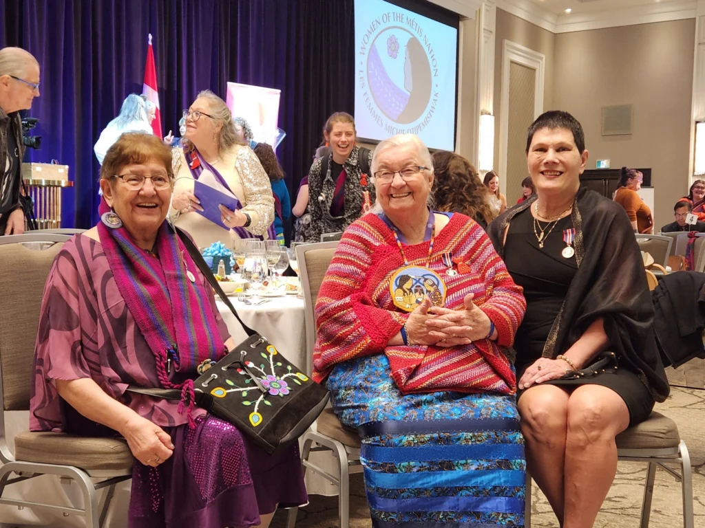 Photo of Metis King Charles III medal recipients at LFMO 2025 Spring Policy Forum.
